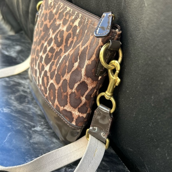 Coach Park Ocelot Print Swingpack Crossbody Bag - Picture 8 of 16
